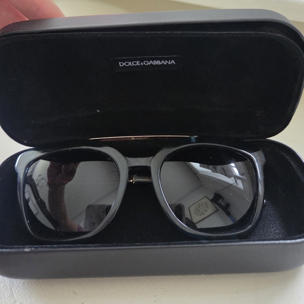 Dolce & Gabbana Dark Blue Tortoise Sunglasses